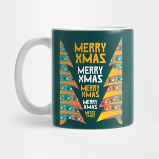 christma tree drawing Mug